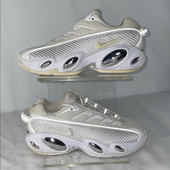 NIKE NOCTA GLIDE TRIPLE WHITE SNEAKERS FTL-12-073 - Picture 2 of 12